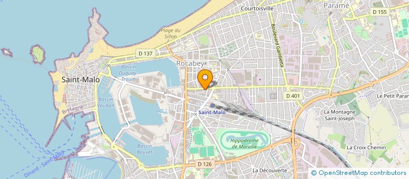 localisation de l'entreprise MONSIEUR JACQUES POIRIER  SAINT-MALO