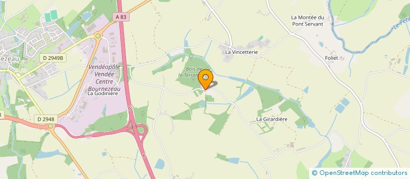 localisation de l'entreprise MONSIEUR JACQUES POIRON à BOURNEZEAU