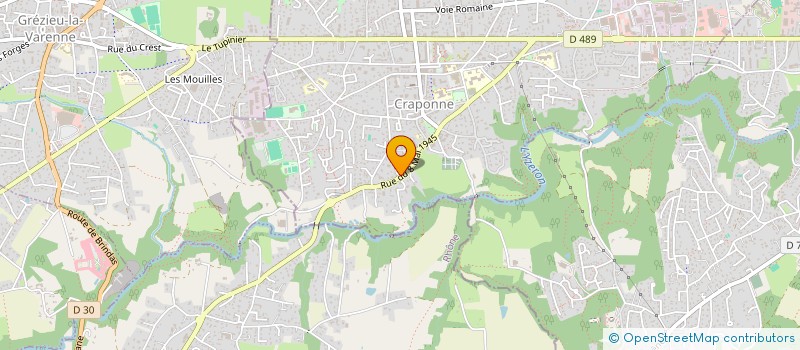 localisation de l'entreprise MONSIEUR JACQUES POIX  CRAPONNE