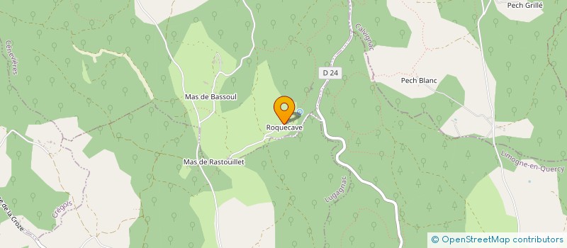 localisation de l'entreprise MONSIEUR JACQUES PONS  SAINT-CIRQ-LAPOPIE