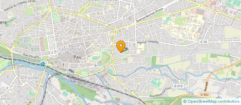 localisation de l'entreprise MONSIEUR JACQUES PONSA à PAU