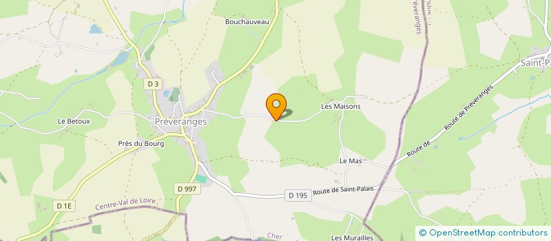 localisation de l'entreprise MONSIEUR JACQUES PONSA  PREVERANGES