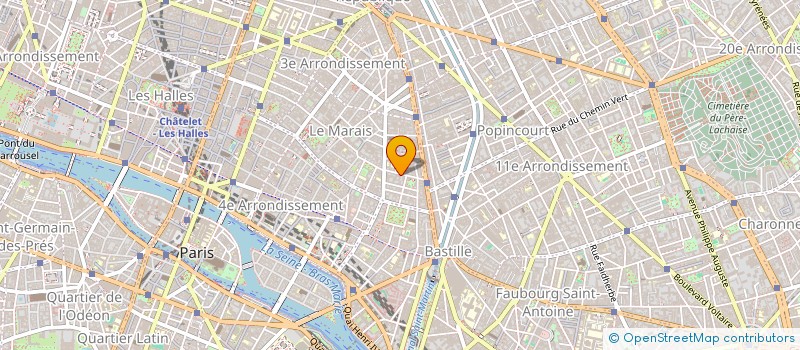 localisation de l'entreprise MONSIEUR JACQUES POTIRON à PARIS