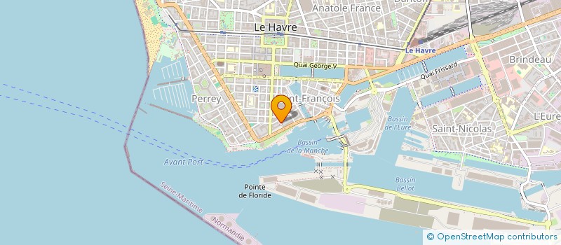 localisation de l'entreprise MONSIEUR JACQUES POTTELET  LE HAVRE