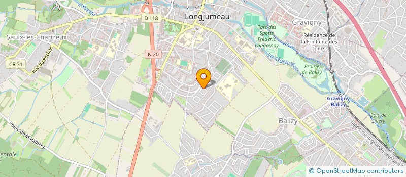 localisation de l'entreprise MONSIEUR JACQUES POTTIER à LONGJUMEAU