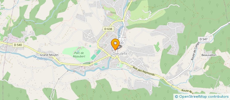 localisation de l'entreprise MONSIEUR JACQUES POUCHAIN  DIEULEFIT