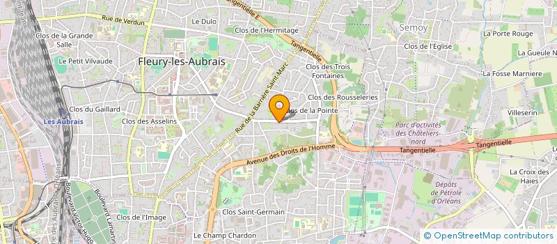 localisation de l'entreprise MONSIEUR JACQUES POUET à ORLEANS