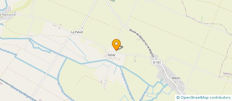 localisation de l'entreprise MONSIEUR JACQUES POUGET à SAINT-HILAIRE-LA-PALUD