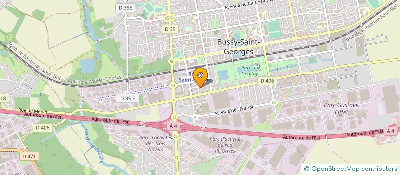 localisation de l'entreprise MONSIEUR JACQUES POULET à BUSSY-SAINT-GEORGES