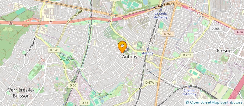 localisation de l'entreprise MONSIEUR JACQUES POULET à ANTONY