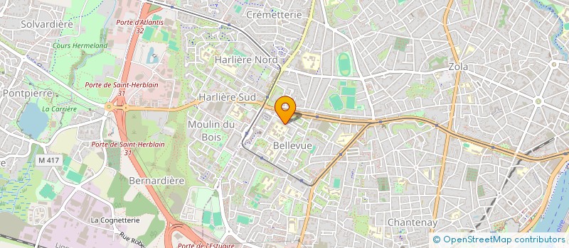 localisation de l'entreprise MONSIEUR JACQUES POULIQUEN à NANTES