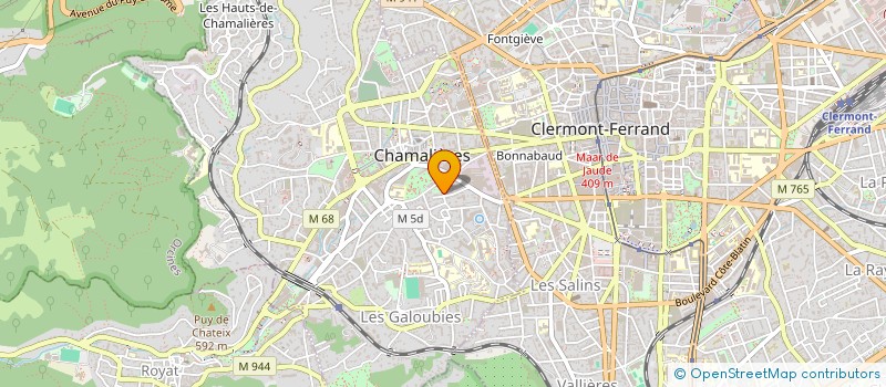 localisation de l'entreprise MONSIEUR JACQUES POURCHER à CHAMALIERES