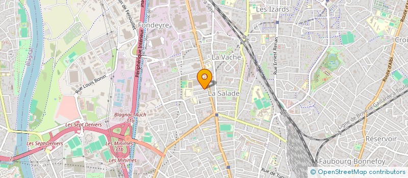 localisation de l'entreprise MONSIEUR JACQUES PRADERE à TOULOUSE