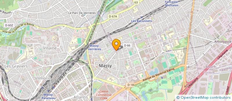 localisation de l'entreprise MONSIEUR JACQUES PRIEUR à ANTONY