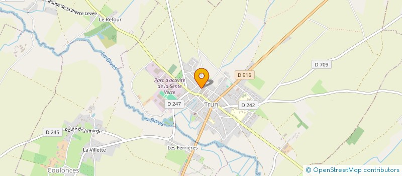 localisation de l'entreprise MONSIEUR JACQUES PRIGENT à TRUN