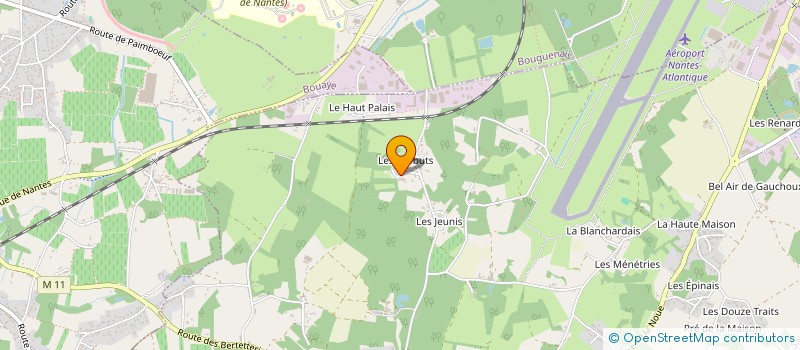 localisation de l'entreprise MONSIEUR JACQUES PRUD'HOMME  SAINT-AIGNAN-GRANDLIEU