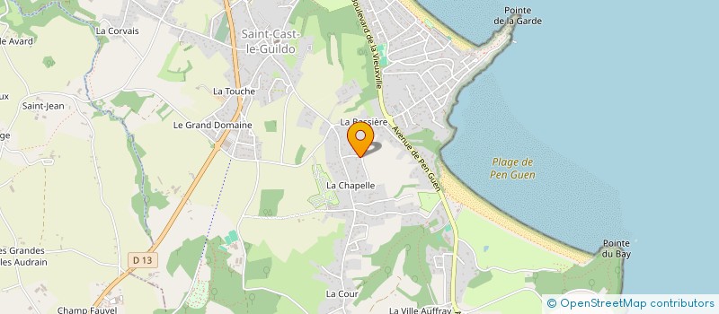 localisation de l'entreprise MONSIEUR JACQUES PRUNEAU  SAINT-CAST-LE-GUILDO