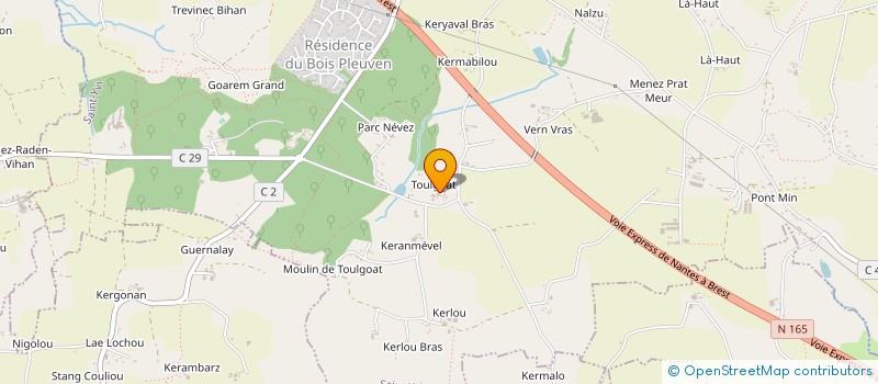 localisation de l'entreprise MONSIEUR JACQUES PRUNET  SAINT-YVI