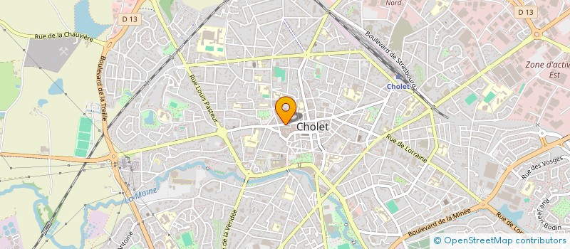 localisation de l'entreprise MONSIEUR JACQUES PRUVOST à CHOLET