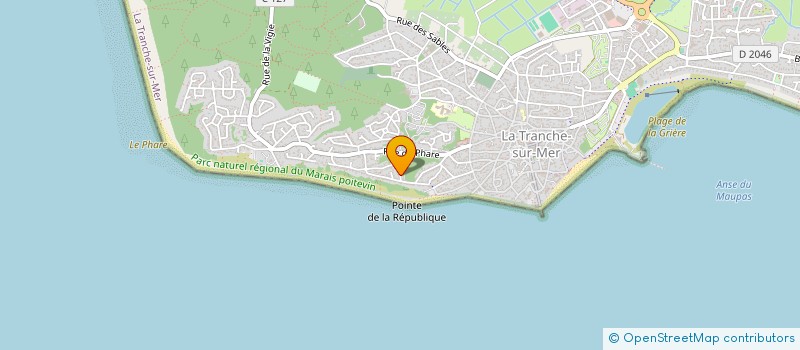 localisation de l'entreprise MONSIEUR JACQUES PUAUD à LA TRANCHE-SUR-MER