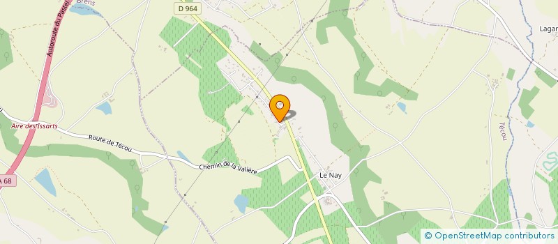 localisation de l'entreprise MONSIEUR JACQUES PUECH  TECOU