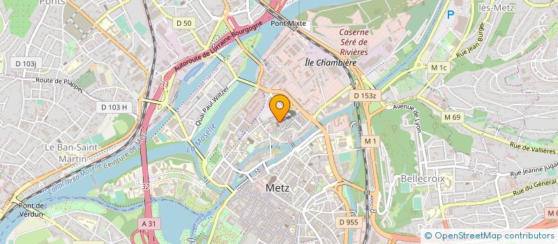localisation de l'entreprise MONSIEUR JACQUES PULVERMACHER à METZ
