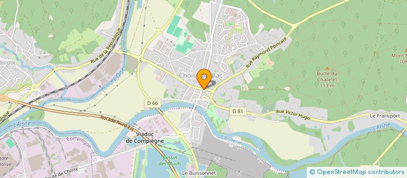 localisation de l'entreprise MONSIEUR JACQUES PUYPE  CHOISY-AU-BAC