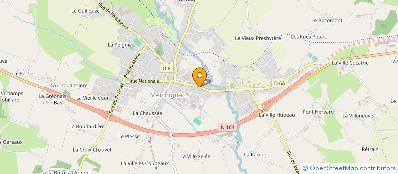localisation de l'entreprise MONSIEUR JACQUES QUATREBOEUFS à MERDRIGNAC