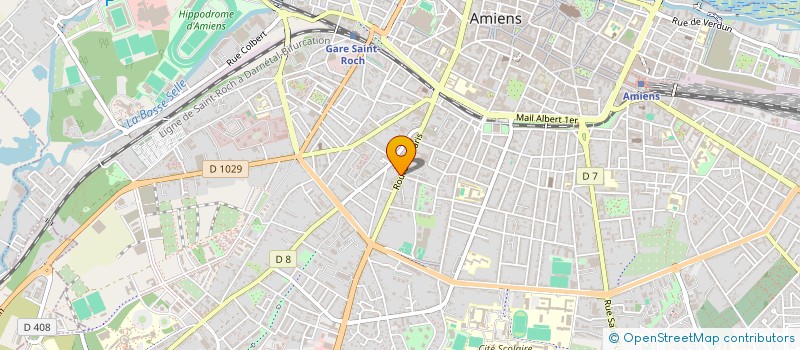 localisation de l'entreprise MONSIEUR JACQUES QUENOUILLE à AMIENS