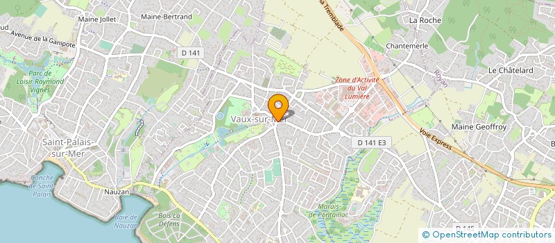 localisation de l'entreprise MONSIEUR JACQUES QUESNEL  VAUX-SUR-MER