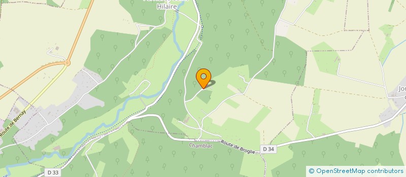 localisation de l'entreprise MONSIEUR JACQUES QUETTIER  FERRIERES-SAINT-HILAIRE