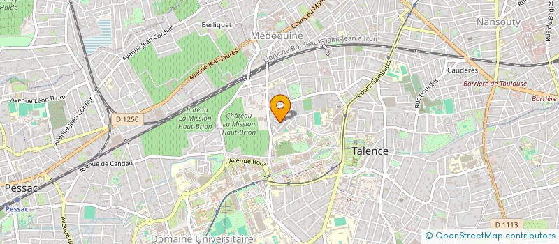 localisation de l'entreprise MONSIEUR JACQUES QUEYRUT  TALENCE