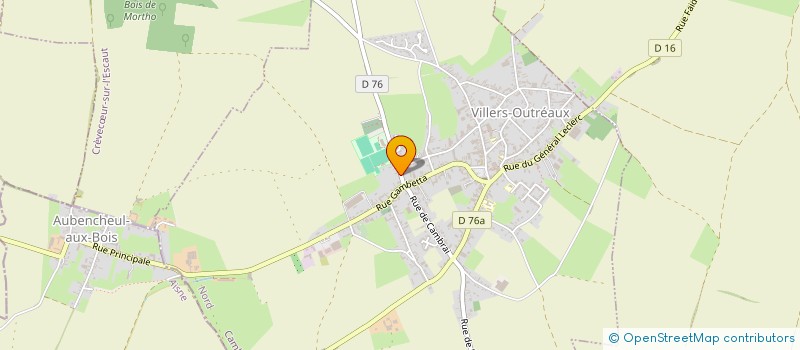 localisation de l'entreprise MONSIEUR JACQUES QUIEVREUX  VILLERS-OUTREAUX