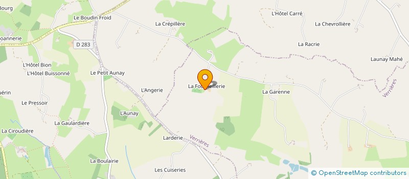 localisation de l'entreprise MONSIEUR JACQUES QUINEAU à VERRIERES
