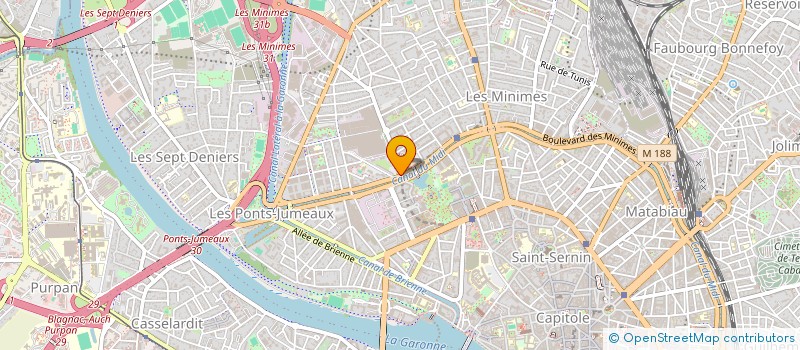 localisation de l'entreprise MONSIEUR JACQUES QUINTALLET à TOULOUSE
