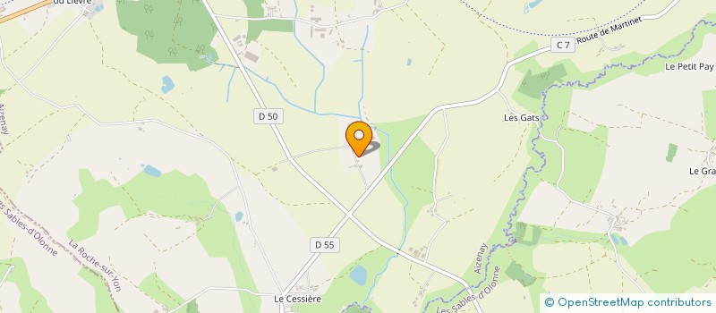 localisation de l'entreprise MONSIEUR JACQUES RABILLER  AIZENAY