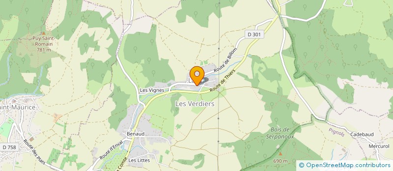 localisation de l'entreprise MONSIEUR JACQUES RACHELLO à LAPS