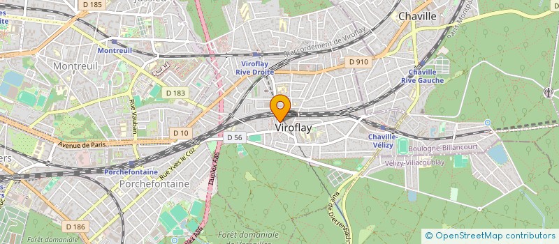 localisation de l'entreprise MONSIEUR JACQUES RACONNAT à VIROFLAY