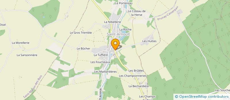 localisation de l'entreprise MONSIEUR JACQUES RADET  SAINT-ARNOULT