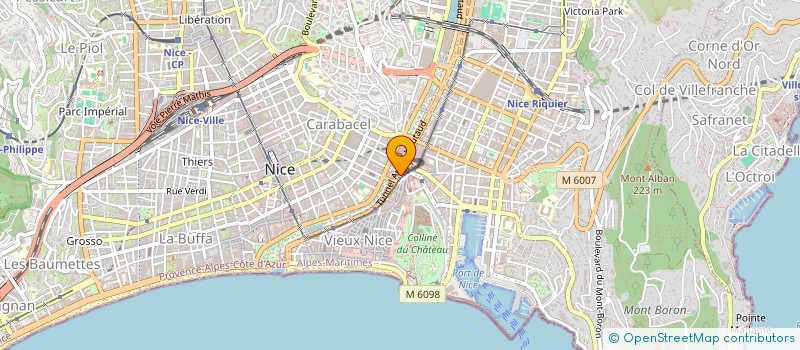 localisation de l'entreprise MONSIEUR JACQUES RANDON  NICE