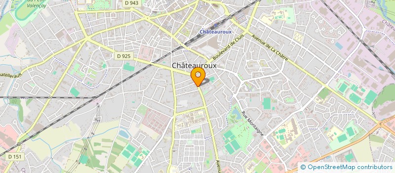 localisation de l'entreprise MONSIEUR JACQUES RAUZET à CHATEAUROUX
