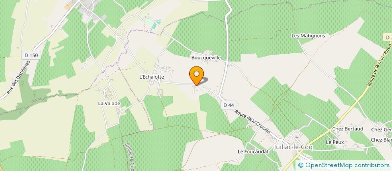 localisation de l'entreprise MONSIEUR JACQUES RAYMOND à JUILLAC-LE-COQ