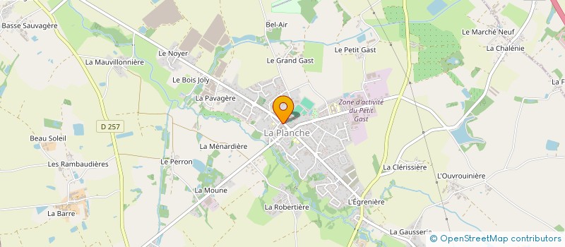 localisation de l'entreprise MONSIEUR JACQUES RAYNARD  AIGREFEUILLE-SUR-MAINE