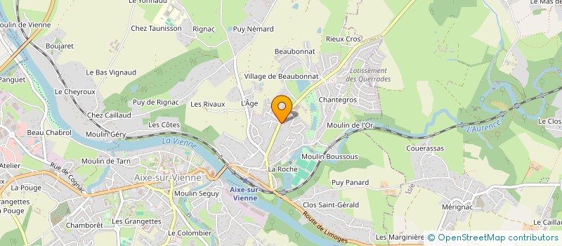 localisation de l'entreprise MONSIEUR JACQUES RAYNAUD à AIXE-SUR-VIENNE