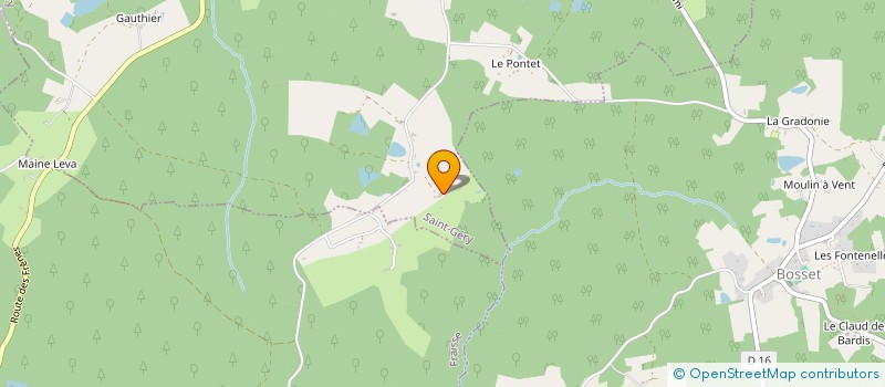 localisation de l'entreprise MONSIEUR JACQUES RAYNAUD  SAINT-GERY