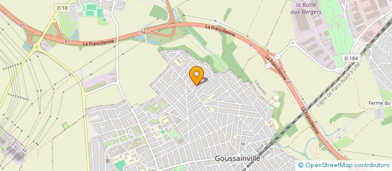 localisation de l'entreprise MONSIEUR JACQUES RECHELUK  GOUSSAINVILLE