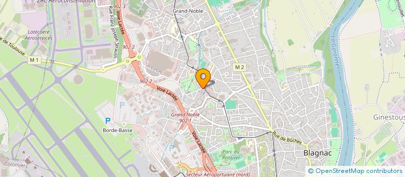 localisation de l'entreprise MONSIEUR JACQUES REDING à BLAGNAC