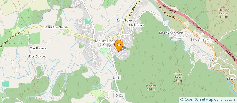 localisation de l'entreprise MONSIEUR JACQUES REGIS à MAUREILLAS-LAS-ILLAS