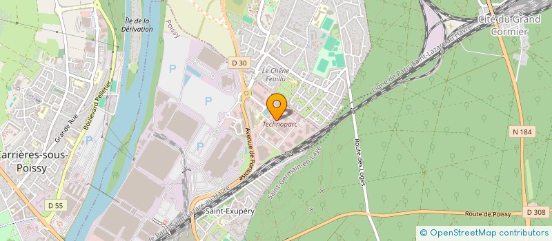 localisation de l'entreprise MONSIEUR JACQUES REMOND  POISSY