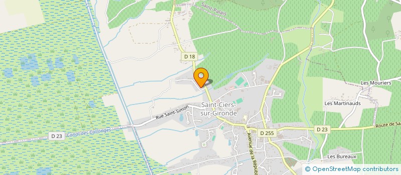 localisation de l'entreprise MONSIEUR JACQUES RENAUD  SAINT-CIERS-SUR-GIRONDE